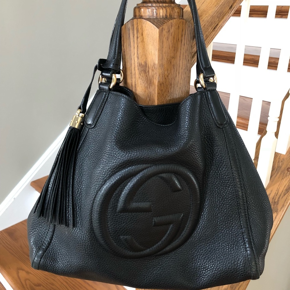 Gucci Soho Shoulder Bag Leather Medium